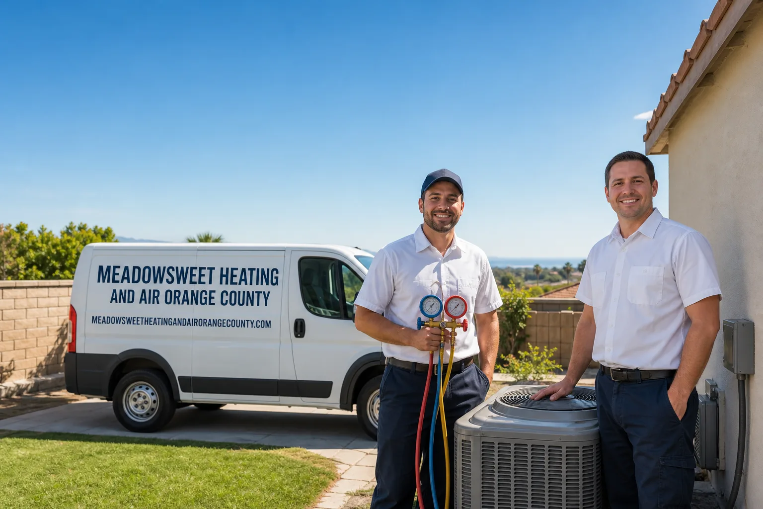 Meadowsweet Heating and Air Orange County hvac team